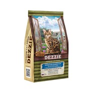 Фото DEZZIE Sensitive Digestion Cat Сухой корм для кошек с чувств. пищеварением Курица с Индейкой
