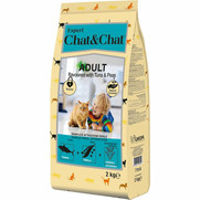 Фото Chat&Chat Expert Premium Сухой корм со вкусом тунца и горохом для взрослых кошек