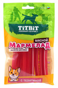 Фото Titbit лакомство для собак мармелад мясной с телятиной