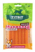 Фото Titbit лакомство для собак мармелад мясной с кроликом