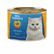Фото New Elements Renal консервы для кошек для поддержания функции почек паштет из Морской рыбы