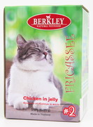 Фото Berkley Fricassee Беркли Фрикассе №2 пауч для кошек паштет Курица в желе