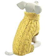 Фото Триол свитер для собак Косички горчичный