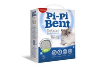 Фото Pi-Pi-Bent DeLuxe Magic white комкующийся наполнитель для кошек