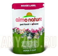 Фото Almo Nature Rouge label пауч для кошек с Тунцом и Морскими водорослями