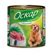 Фото Оскар консервы для собак с Бараниной 