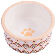 Фото Керамик миска керамическая для собак с орнаментом