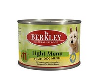 Фото Berkley Turkey&Lamb light Adult Dog №11 Беркли кон. для собак легкая формула индейка и ягненок №11