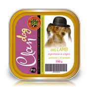 Фото Clan консервы для собак кусочки в соусе барбекю с ягненком