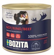 Фото Bozita Beef консервы собак мясной паштет с говядиной жестяная банка