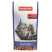 Фото Beaphar Malt-Bits Light Беафар Подушечки для кошек низкокалорийные, для вывода шерсти