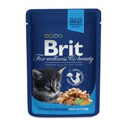 Фото Brit Premium Консервированный корм для котят Курица (пауч)