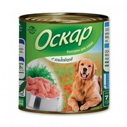 Фото Оскар консервы для собак с индейкой 