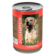 Фото Dog Lunch Дог Ланч консервы для собак говядина в желе