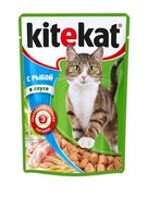 Фото KiteKat Китикет паучи для кошек рыба в соусе