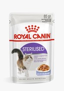 Фото Royal Canin Sterilised - Роял Канин паучи для стерилизованных кошек в желе 