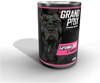 Фото Grand Prix консервы для собак аппетитные кусочки в соусе баранина с тыквой