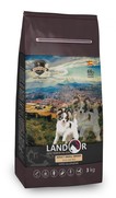 Фото Landor Ландор полнорационный сухой корм для взрослых собак мелких пород утка и рис 