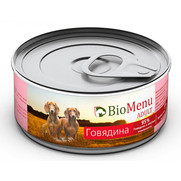 Фото BioMenu adult Биоменю консервы для собак Говядина 