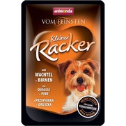 Фото Animonda Vom Feinsten Kleiner Racker Пауч мясо в соусе для собак с перепелами и грушей