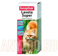 Фото Beaphar Lavreta Super Cat - Беафар Лаврета супер жидкие витамины для шерсти и кожи кошек