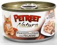 Фото Petreet - Петрит консервы для кошек Куриная грудка с печенью 