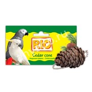 Фото Rio Лакомство-игрушка кедровая шишка для всех видов птиц