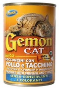 Фото Gemon - Гемон консервы для кошек курица/индейка