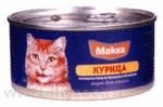 Фото Maks`s - Максс консервы для кошек для профилактики МКБ (курица) 