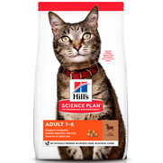 Фото Hill`s SP Optimal Care для взрослых кошек для поддержания жизненной энергии и иммунитета, с ягненком 