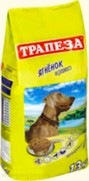 Фото Трапеза сухой корм для собак Ягненок с рисом 