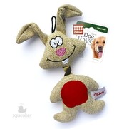 Фото GiGwi 75027 Игрушка для собак Кролик с пищалкой