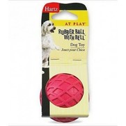 Фото Hartz Rubber Ball with Bell Мячик с колокольчиком для собак