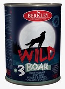 Фото Berkley Wild №3 Беркли консервы для собак Кабан с пастернаком,сладким луком и лесными ягодами