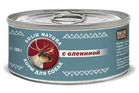 Фото Solid Natura Фаршевое консервированное питание корм для собак с Олениной