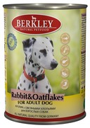 Фото Berkley Rabbit & Oatflakes Adult Dog Беркли консервы для собак Кролик с овсяными хлопьями