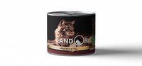 Фото Landor Ландор сбалансированный консервированный корм для собак всех пород индейка с уткой 