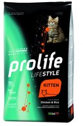 Фото Prolife Lifestyle Kitten Курица и Рис сухой корм для котят