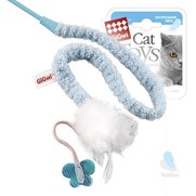 Фото GiGwi Игрушка для кошек Дразнилка с перьями на стеке