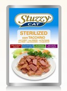 Фото Stuzzy Cat Штуззи паучи для стерилизованных кошек и кастрированных котов с индейкой