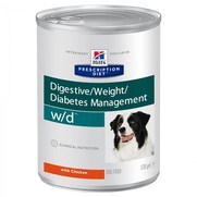 Фото Hill's PD W/D Консервы для собак при сахарном диабете, запорах, колитах