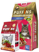 Фото Puffins Паффинс сухой корм для кошек Мясное жаркое