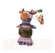 Фото GiGwi Гигви игрушка для собак Поросенок с пищалкой
