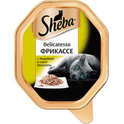 Фото Sheba Delicatesso Шеба для кошек индейка в соусе бешамель ламистер