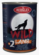 Фото Berkley Wild №2 Беркли консервы для собак Ягнёнок с тыквой,шпинатом и лесными ягодами