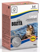 Фото Bozita Tetra Pak Funktion Large кусочки Лосося в желе для кошек крупных пород