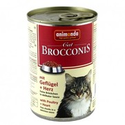 Фото Animonda Brocconis Cat Консервы для кошек с мясом домашней птицы и сердцем