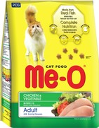 Фото Me-O cat food chiken and vegetable сухой корм для кошек Курица с овощами