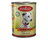 Фото Berkley Adult dog Lamb&Carrots -Беркли консервы для собак Ягненок и морковь