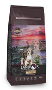Фото Landor Ландор полнорационный сухой корм для для щенков всех пород от 1 до 18 месяцев утка и рис 